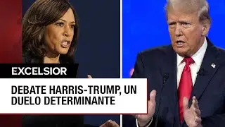 Harris y Trump se miden en un debate presidencial con mucha expectación