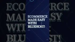 Building an Ecommerce Website by Yourself Vs Building with Bluehost #bluehost #shorts