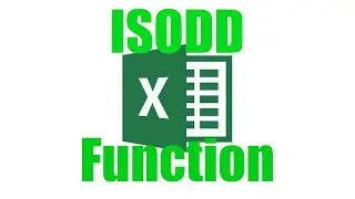 How To: Use The ISODD Function in Excel