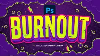 Efecto texto 3D photoshop