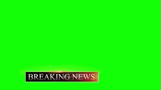 animated lower third, Breaking news lower third, green screen lower third, 3d animation lower third,