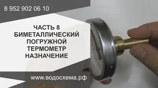 Часть 8. Термометр с погружной гильзой  Назначение.