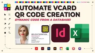 How to Automatically Create a vCard QR Code in Adobe InDesign Using Data Merge