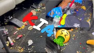 🚗Chief Steamer 155 vs Nasty Kia Telluride Interior: Car Detailing Tips To Clean Your Car! 🦻#ASMR