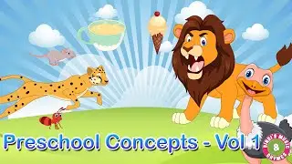 Preschool Concepts - Vol 1 | Opposites | Educational Rhymes for Children | Bindis Music & Rhymes