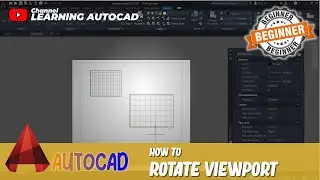 How To Rotate Viewport In AutoCAD