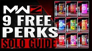 ALL 9 MW3 ZOMBIES FREE PERKS Easter Egg SOLO GUIDE Locations - MWZ Free Perks