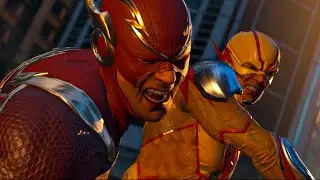 Justice League: Flash vs. Reverse Flash Battle Scene