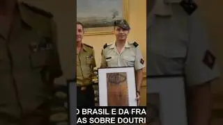 Exércitos do Brasil e da França trocam experiência sobre a doutrina militar de cada país. 