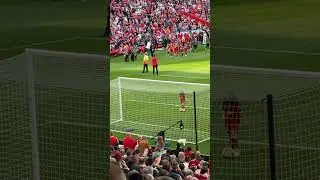 Mo Salahs daughter scores in front of the Kop - again!