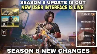 SEASON 8 UPDATE IS OUT | GET NEW USER INTERFACE | SEASON 8 NEW MAIN MENUS CHANGES CODM 2024 LEAKS