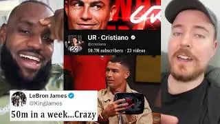 Famous Reaction On Ronaldo's Channel Hit Record 50 million Subscriber - UR · Cristiano