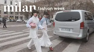 our first Milan fashion week 2023 (twin looks, food & cafe) | Q2HAN