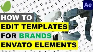 How to Edit After Effect Templates from Envato Elements Tutorial 2023   Branded Intro template