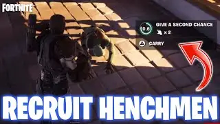 How to Hire Characters or recruit defeated Henchmen | Fortnite Week 2 Quest