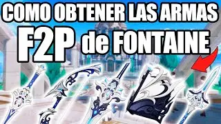 COMO OBTENER los PLANOS de las ARMAS de FONTAINE || Genshin Impact