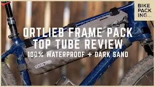 Ortlieb Frame Pack Top Tube Review - 100% Waterproof + Dark Sand