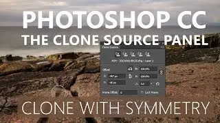 Clone Source Panel Symmetry with Photoshop