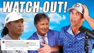 Anthony Kim and Brandel Chamblee in Heated Fight on X!