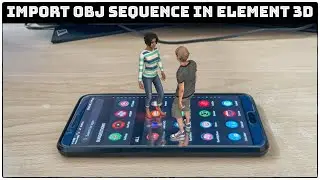 Tracking Footage and Importing Obj Sequence in Element 3D | After Effects tutorial