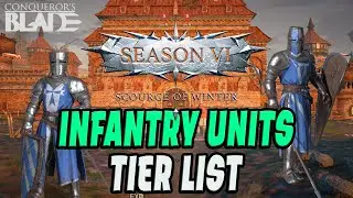 Conqueror's Blade - Infantry Unit Tier List | Season 6