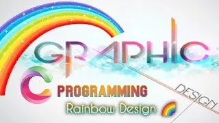Creating a Rainbow using Graphics Programming in C | #c_programming #c_language #teach_techno
