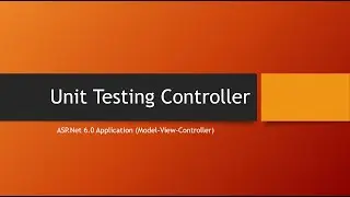 How to UnitTest ASP.Net 6 MVC Controllers with XUnit ?