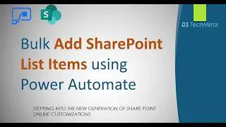 Power Automate - Bulk Add Excel data to SharePoint List