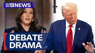 Donald Trump threatens to back out of debate, accusing host network of bias | 9 News Australia