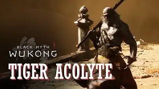 Black Myth Wukong - Tiger Acolyte Boss Fight (2K 60FPS)