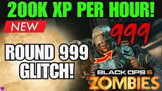 NEW SOLO INFINITE XP GLITCH BO6! UNLIMITED GOBBLEGUM FARM! SOLO ROUND 999 GLITCH! BO6 ZOMBIES GLITCH