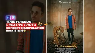 Photoshop Manipulation Of A Friendship Photo | Photoshop Tutorial CC 2022