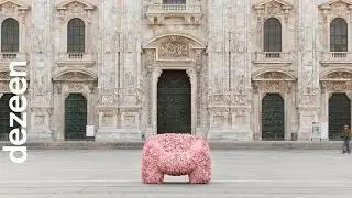 Andrés Reisinger brings viral Hortensia chair to life for Moooi