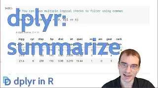 dplyr: summarize