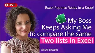 [L0003] How to compare two data sets in Excel – Join Kind Types in Power Query | Excel Snap Reports