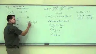 Intermediate Algebra Lecture 7.6 Part 1