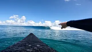 Glassy Perfect Walls MALDIVES RAW POV SURF SESSION