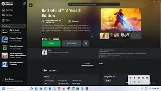 How To Download/Install Battlefield V On PC For Xbox Game Pass Users