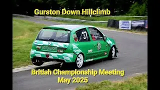 Gurston Down Hillclimb BHC meeting May 2025. onboard footage Clio 182 Modified Production.