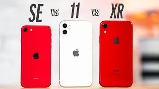 iPhone SE vs 11 vs XR  - All of the Hidden Differences!