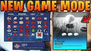 NO OPERATOR TWICE! Trying Out ATTRITION, The New Siege Game Mode
