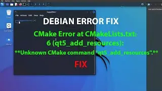 LINUX ERROR FIX: **Unknown CMake command 