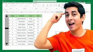 🟢Barra de desplazamiento dentro de TABLA en Excel (Scroll bar en Tabla)