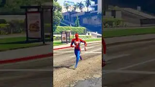 SPIDER-MAN SAVING BABY #spiderman #gta5 #shorts #viral