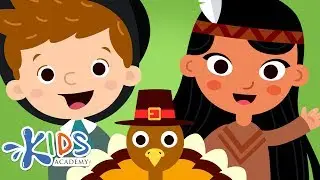 Thanksgiving Story for Kids - The First Thanksgiving Cartoon for Children | Kids Academy