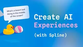 Create AI experiences in 3D with Spline