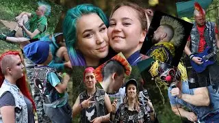 Закрытый панк фестиваль в лесу. Дикобраз