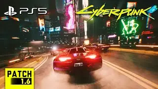 Cyberpunk 2077 Free Roam NIGHT DRIVE [Patch 1.6]