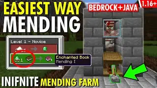 1.21 *NEW* method to get INFINITE MENDING Books - Minecraft (Bedrock + Java)