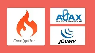 CodeIgniter and Jquery Ajax - Crud select insert update delete retrieve